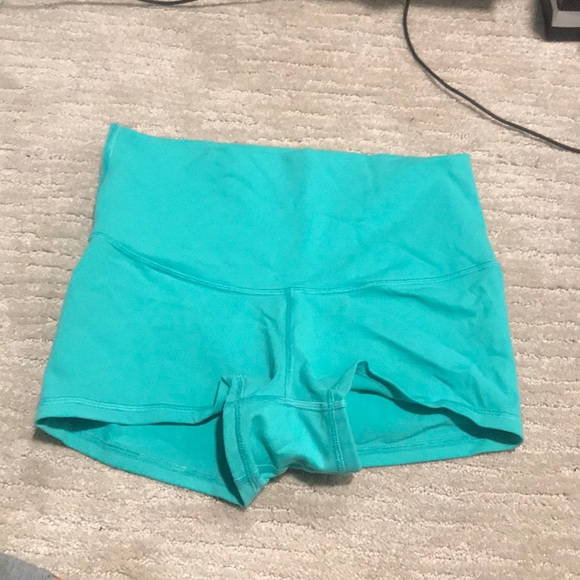 High waisted roll down boogie shorts